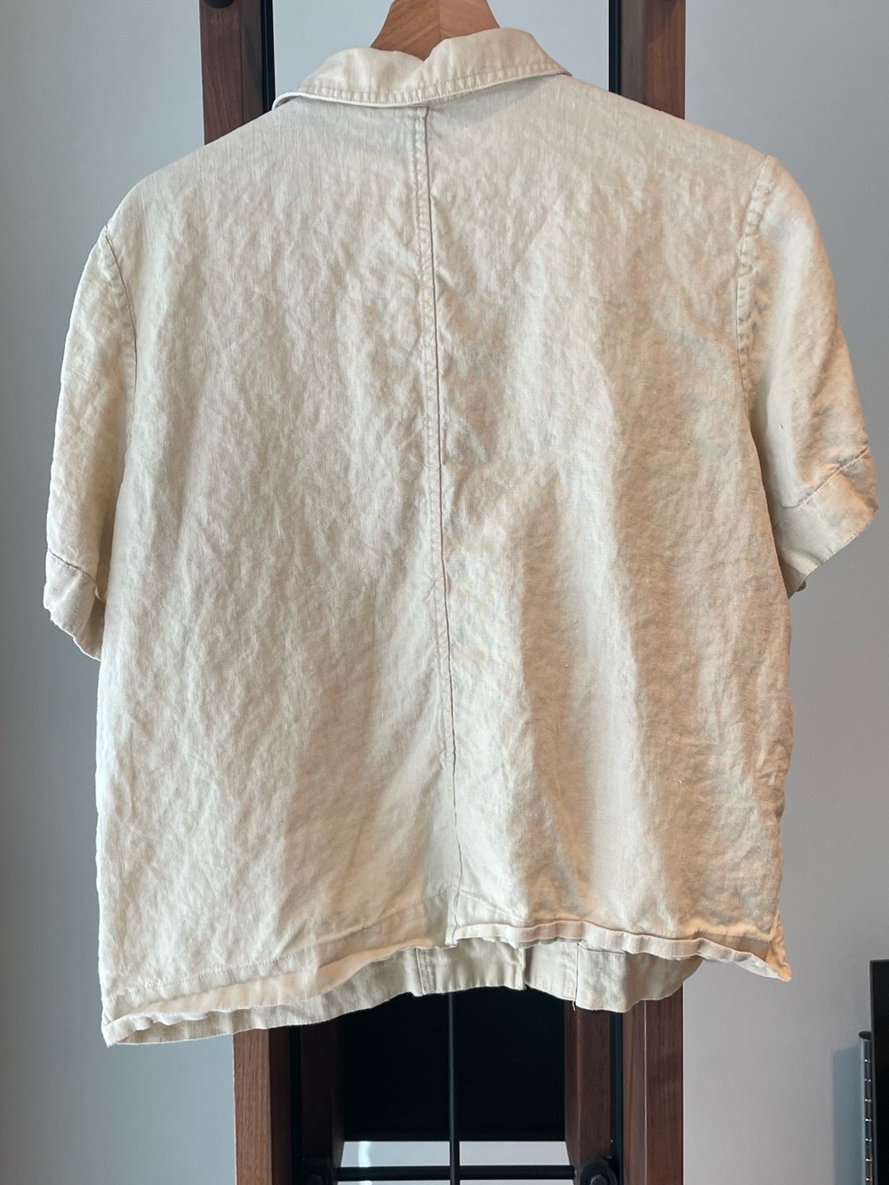 Everlane Linen Camp Shirt Size Large - Picture 3 of 6
